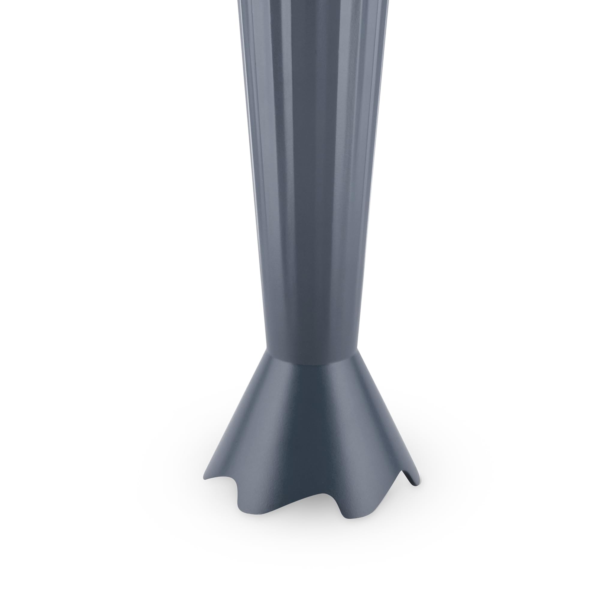 Alessi Plissé MDL10SG/US 200W Hand Blender Set - Includes Measuring Jug, Whisk & Chopper - Thermoplastic Resin - Grey - US Plug - Perfect for Smoothies, Soups & Baby Food Prep