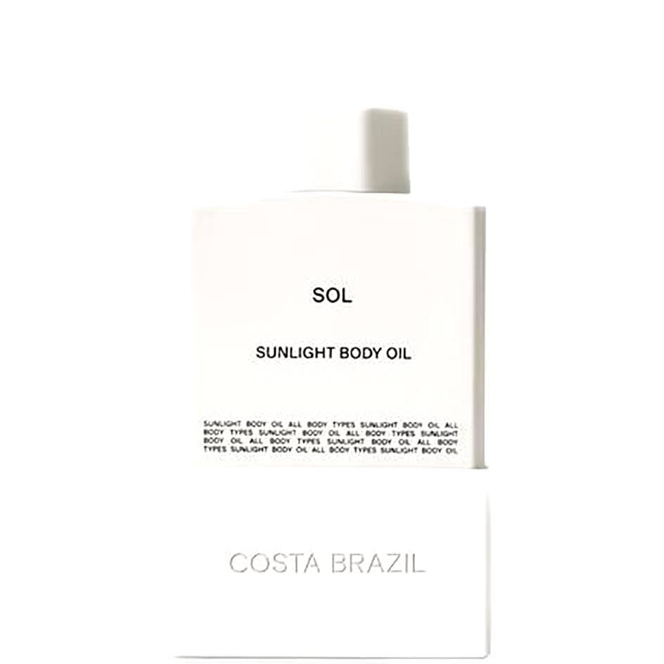 Costa Brazil Sol Sunlight Body Oil 100ml - Hydrating & Glowing Skin Moisturizer for Dry Skin - Perfect for Summer, Beach & Vacation Use