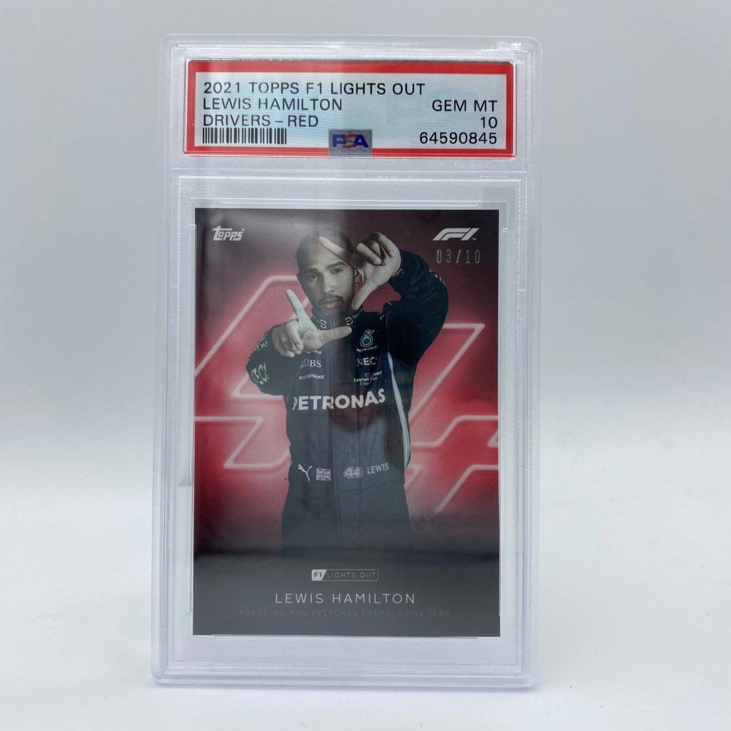 PSA 10 2003 Lewis Hamilton Red Parallel Racing Card - Perfect for Collectors, Sports Memorabilia & F1 Fans