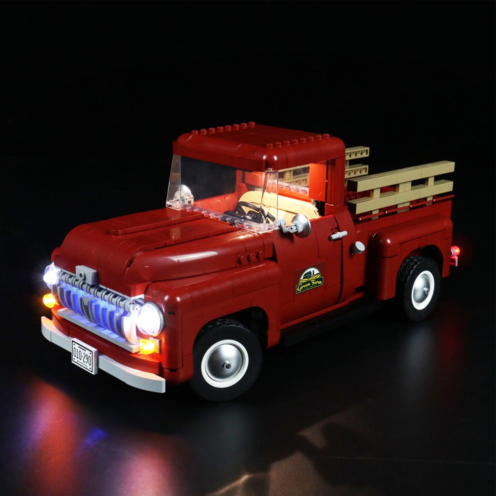 LEGO Technic Pickup Truck 10290 Light Kit - Compatible with LEGO Building Blocks - Perfect for Nighttime Display & Model Car Enthusiasts