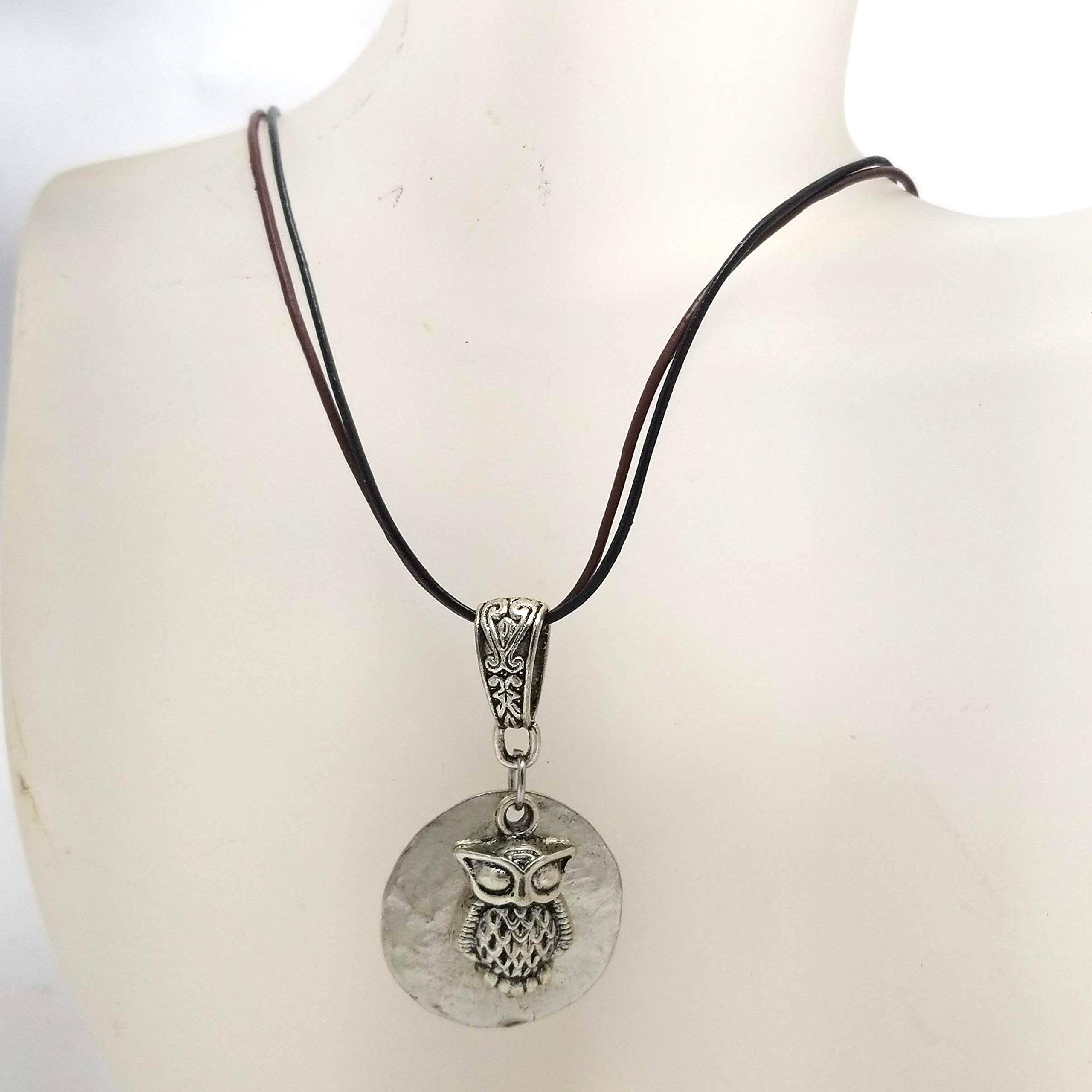 Owl Charm Pendant Necklace for Women - Elegant Owl Jewelry Gift for Her, Perfect for Birthday, Anniversary & Everyday Wear
