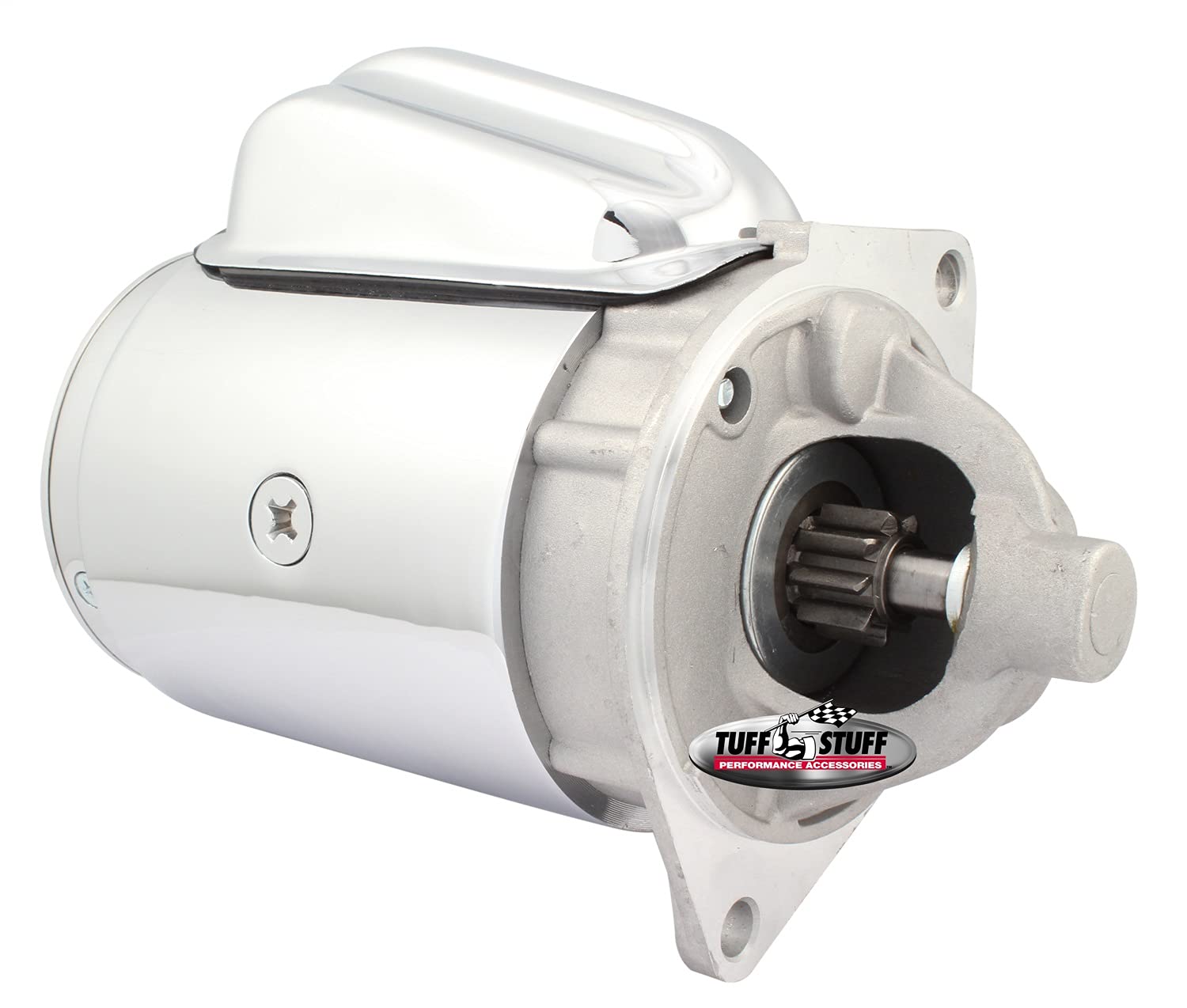 Tuff Stuff TUFF-STUFF 3124A Starter for Ford Full Size Two Bolt Chrome - High-Performance Engine Starter for Ford Trucks & SUVs | Perfect for Off-Roading, Towing & Heavy-Duty Use