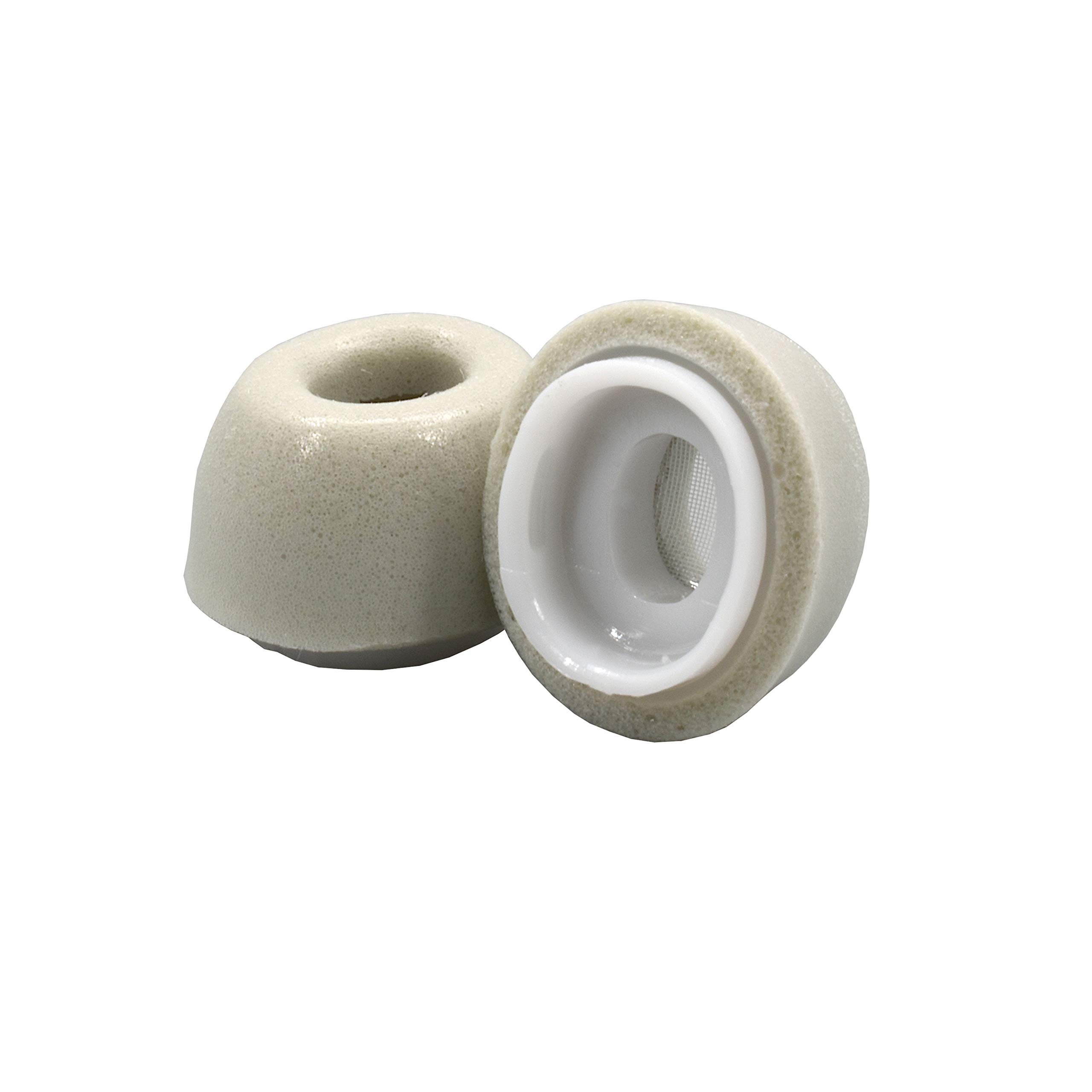 Dekoni Memory Foam Ear Tips for AirPods Pro - Small Gray - Noise Isolation for Commuting & Workouts