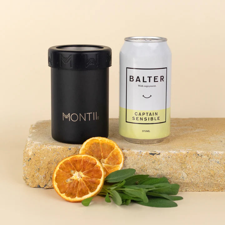 Montiico Insulated Bottle and Can Cooler - Double-Wall Stainless Steel, Keeps Drinks Cold for 24 Hours - Perfect for Camping, Hiking, Beach & Outdoor Activities