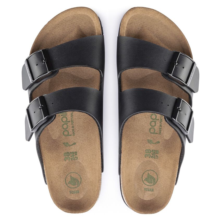Birkenstock Arizona Platform Vegan Sandals in Black - Comfortable & Stylish for Women & Men | Perfect for Casual Wear, Beach, and Summer Outfits