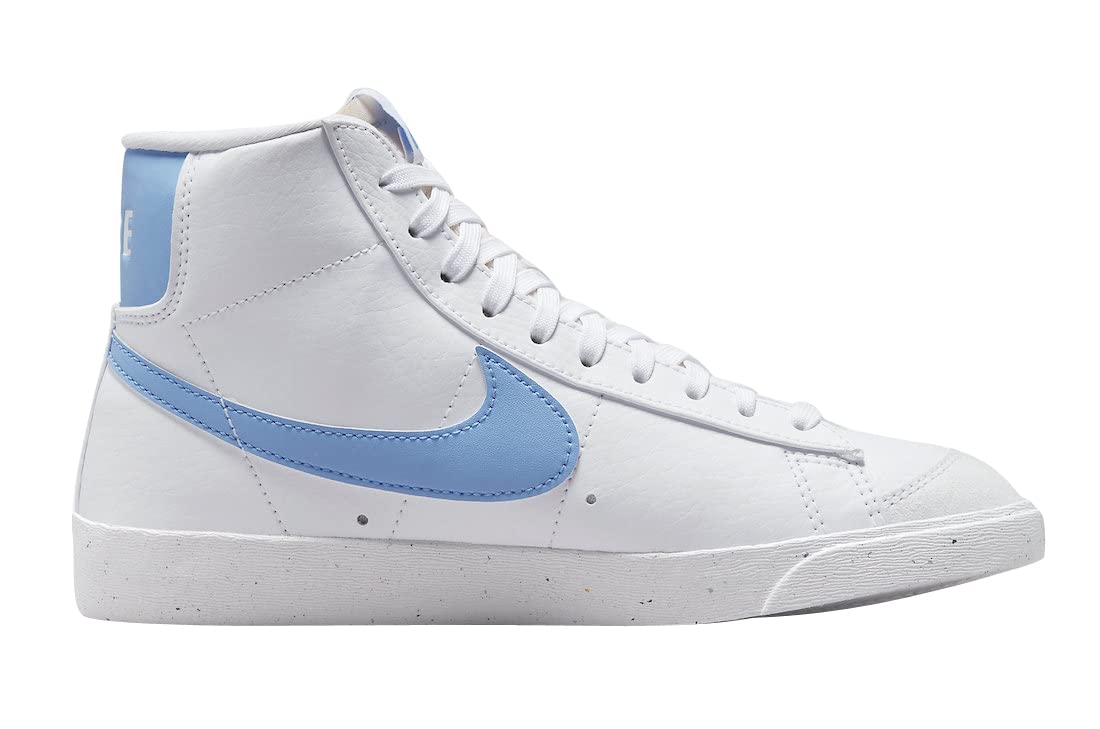 Nike Blazer Mid 77 Next Nature Women's Sneakers in University Blue - Size 7 | Eco-Friendly Basketball Shoes for Women | Perfect for Casual Wear, Street Style & Gym Workouts