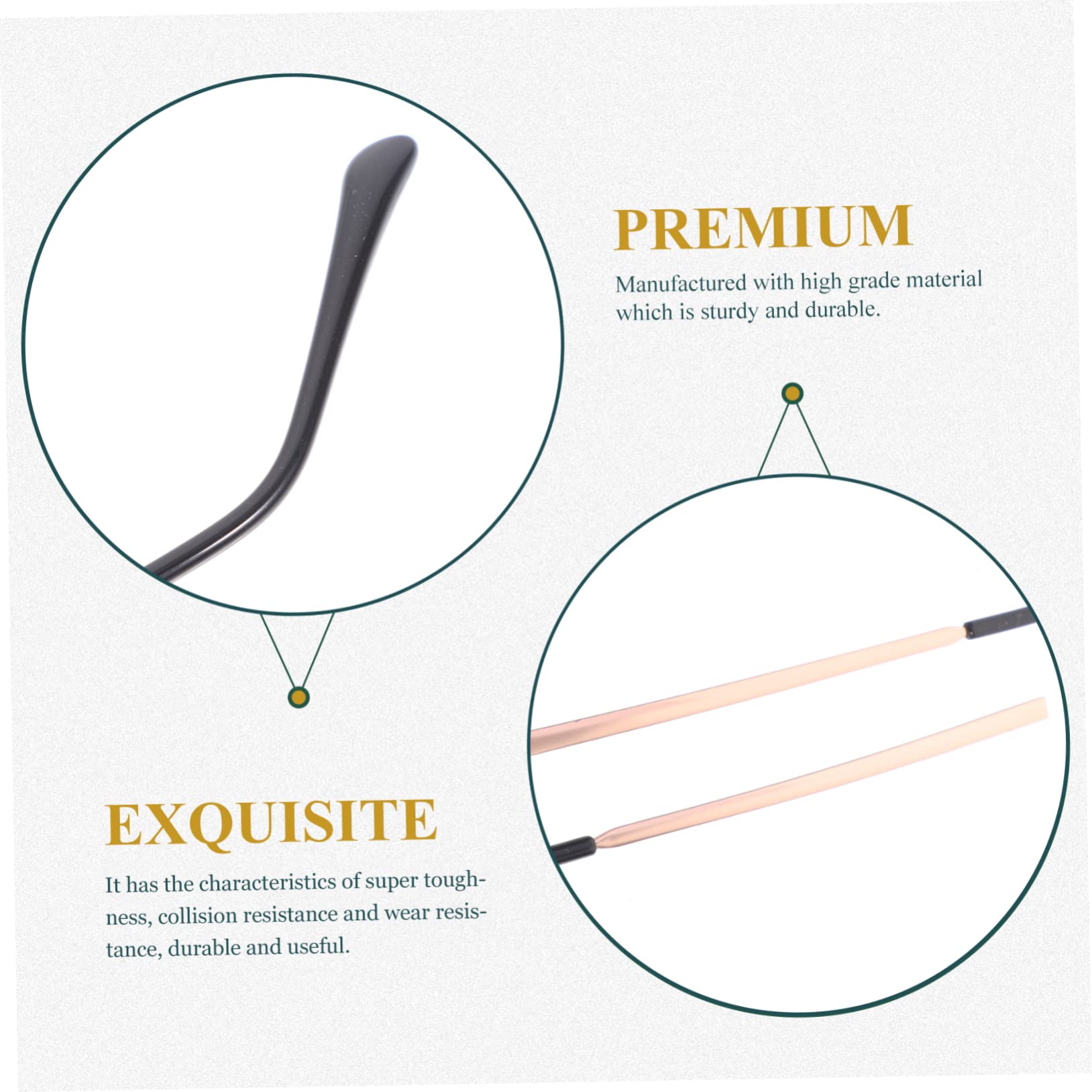 SOLUSTRE 9 Pairs Glasses Replacement Temple Arms - Metal Sunglasses Repair Kit with Screwdriver for Men & Women (Multi-Color) - Perfect for Eyewear Maintenance, Travel Accessories & DIY Glasses Repair