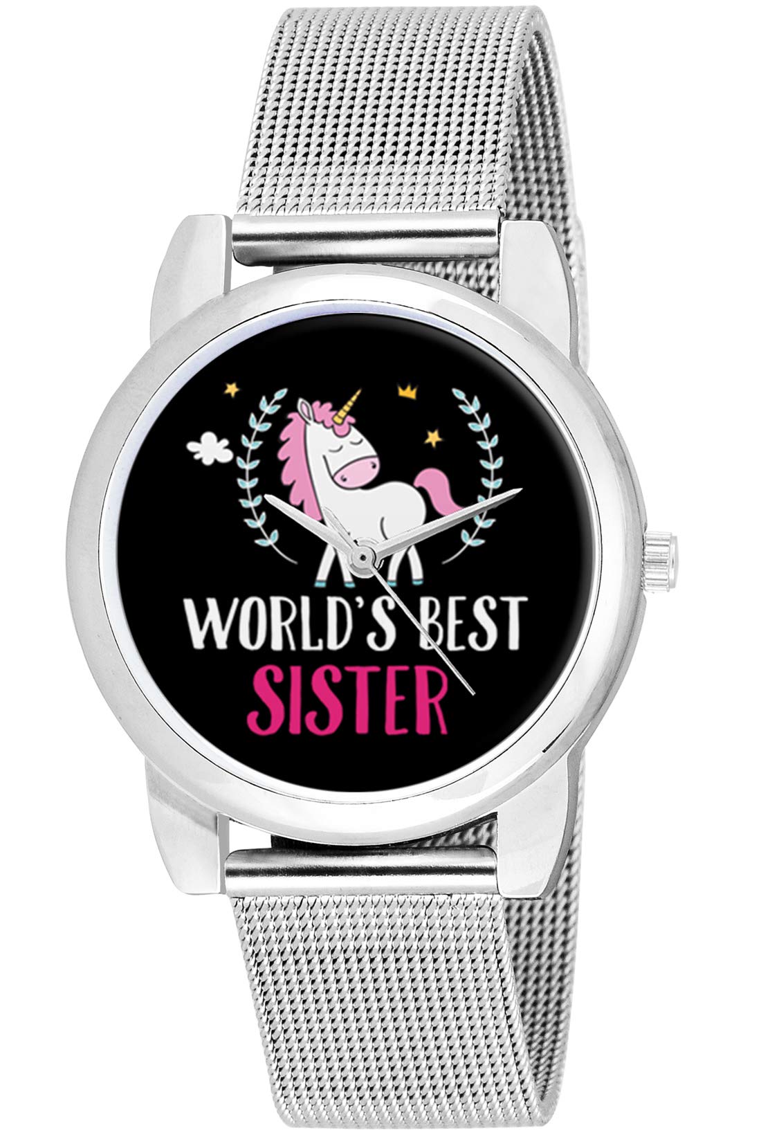 BIGOWL Silver Chain Analog Women's Watch - Elegant Rakhi Gift for Sisters | Perfect for Festivals, Birthdays & Special Occasions