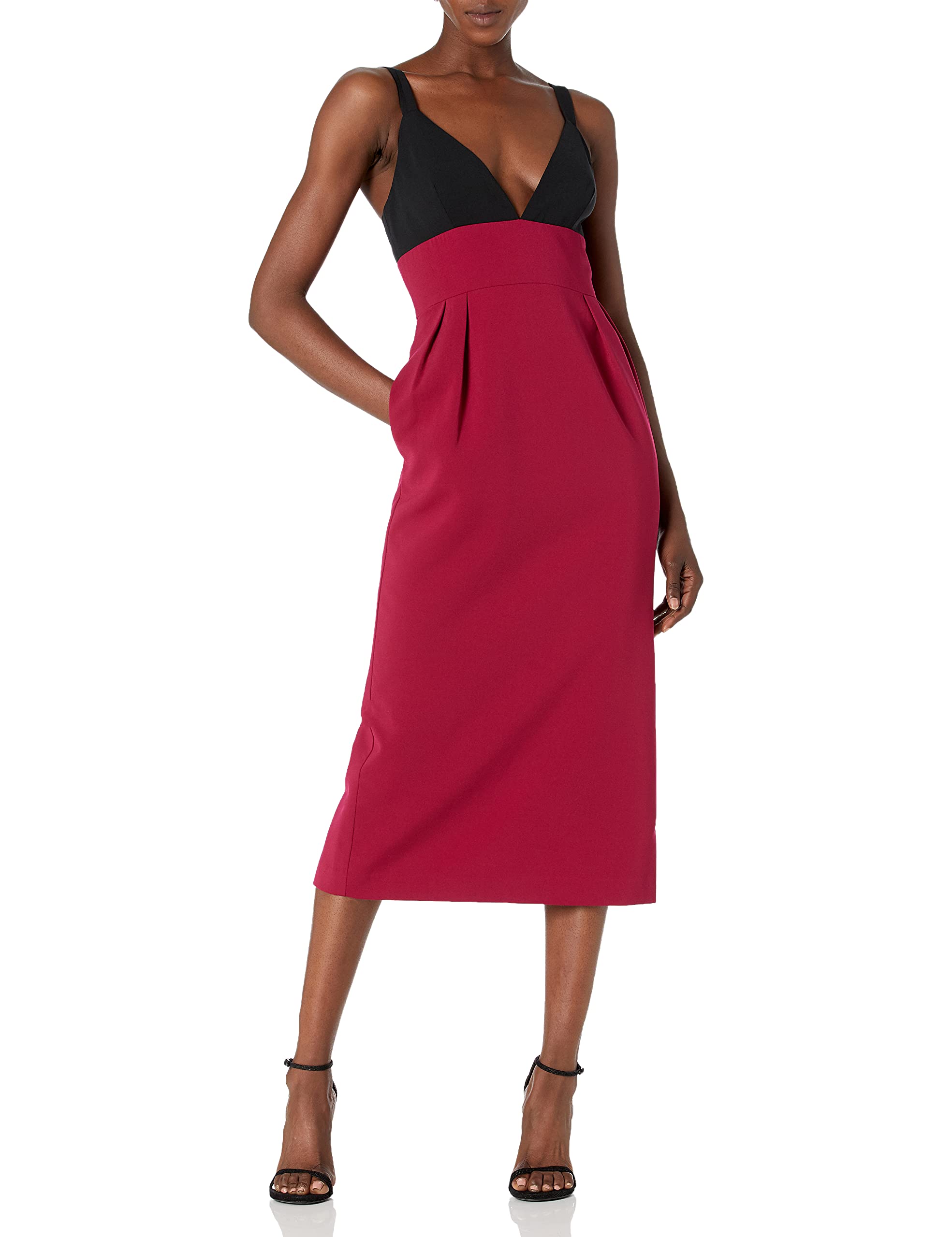 Elegant Women's Two Tone Cocktail Dress for Evening Parties & Special Occasions | Formal & Semi-Formal Wear | Perfect for Weddings, Dinners & Night Out