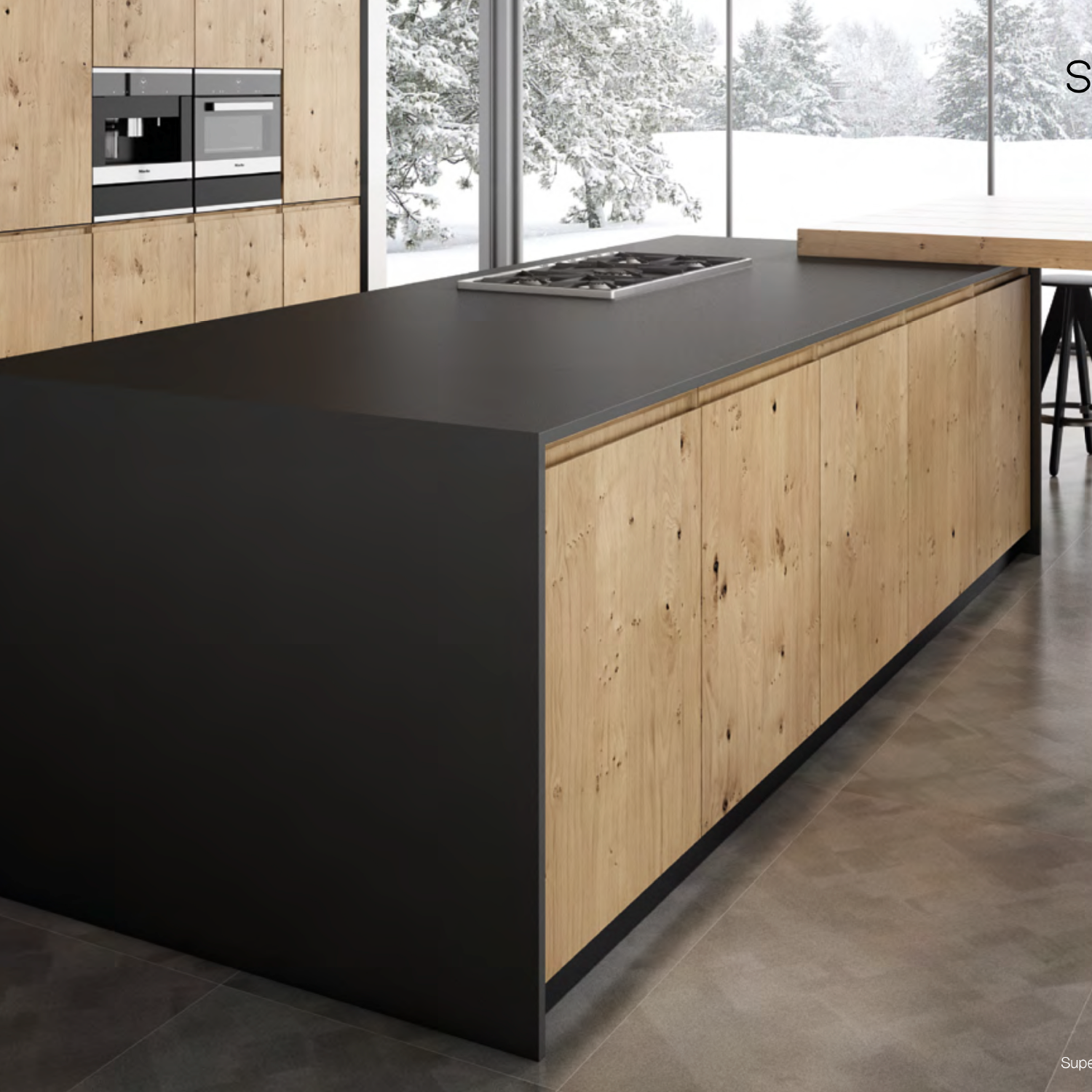 APAVISA 12mm Super Black Natural Stone Slab 127.56
