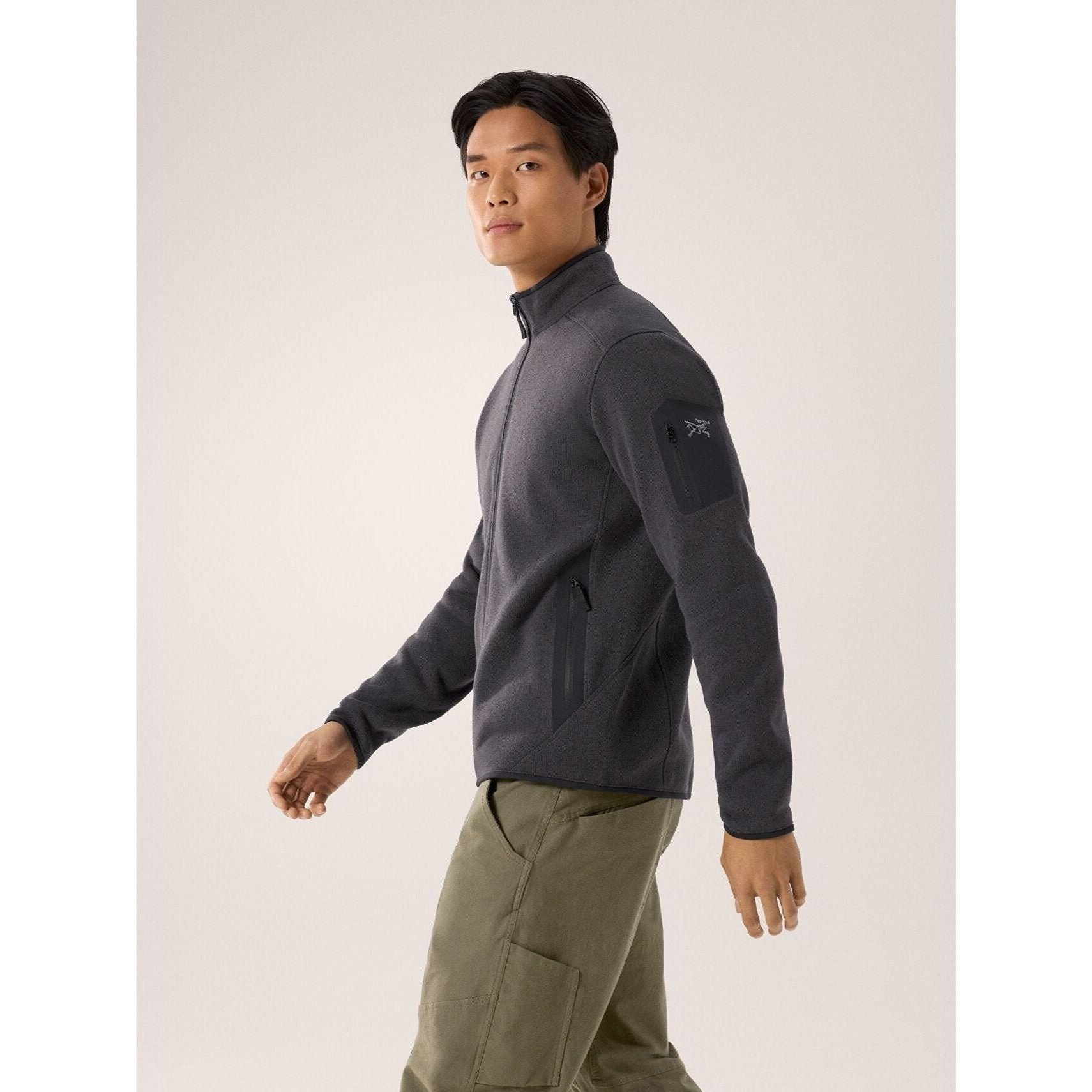 Arc'teryx Men's Covert Cardigan - Lightweight Fleece Zip-Up Sweater for Outdoor & Casual Wear | Hiking, Camping & Everyday Comfort