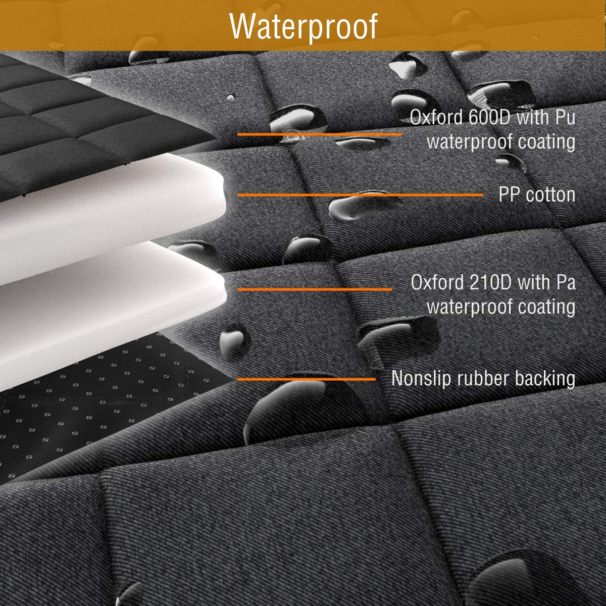 Waterproof Dog Car Seat Cover for Back Seat - Pet Hammock Protector for Trucks, Sedans & SUVs | Durable & Non-Slip Design | Perfect for Road Trips, Vet Visits & Daily Commutes | Pink (Compatible with Chom Chom Roller Pet Hair Remover)