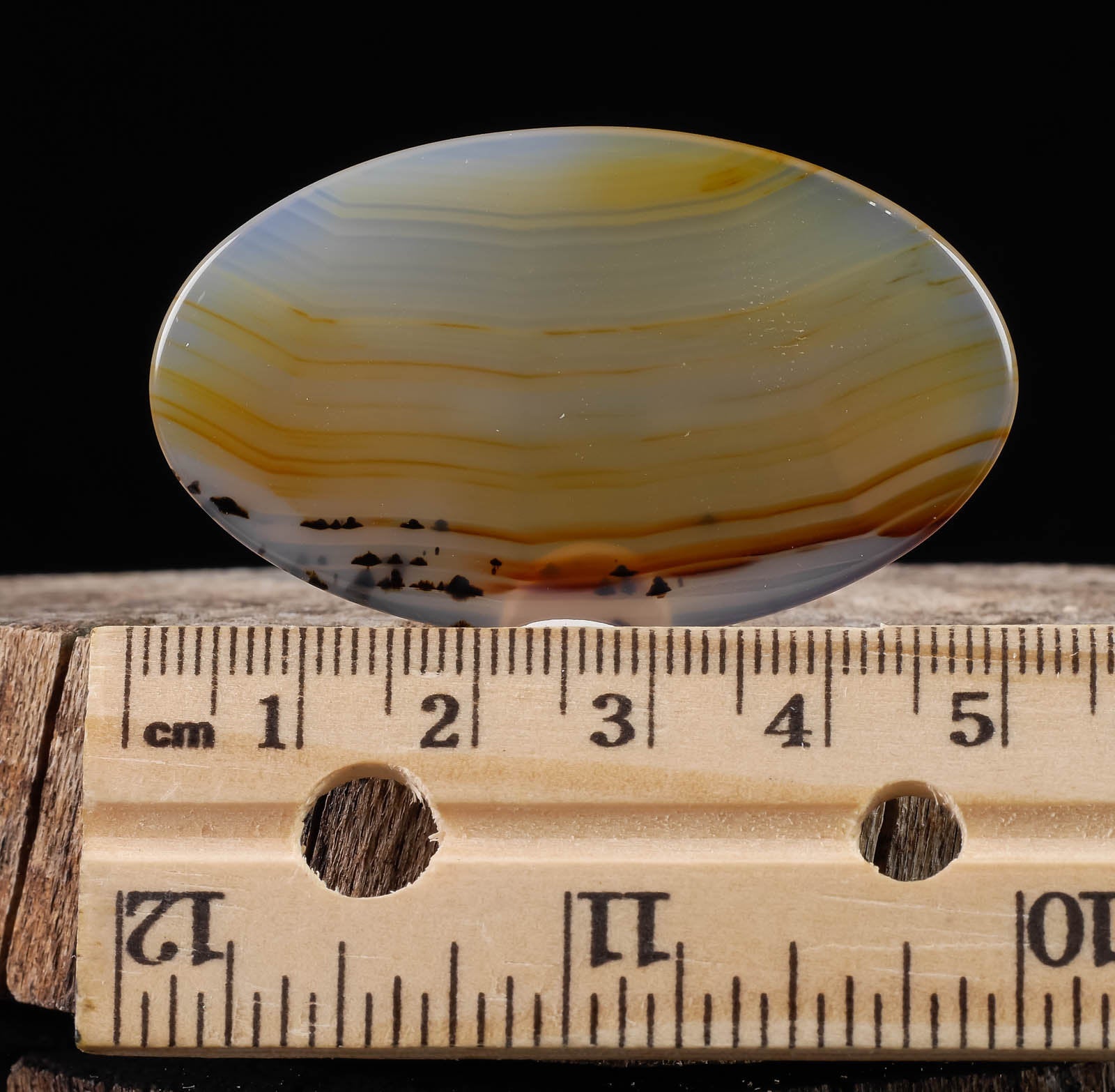 IRIS AGATE Crystal Cabochon Oval - Natural Gemstone for Jewelry Making, Healing Crystals & DIY Crafts - Perfect for Pendants, Rings & Spiritual Decor (Item #37864)