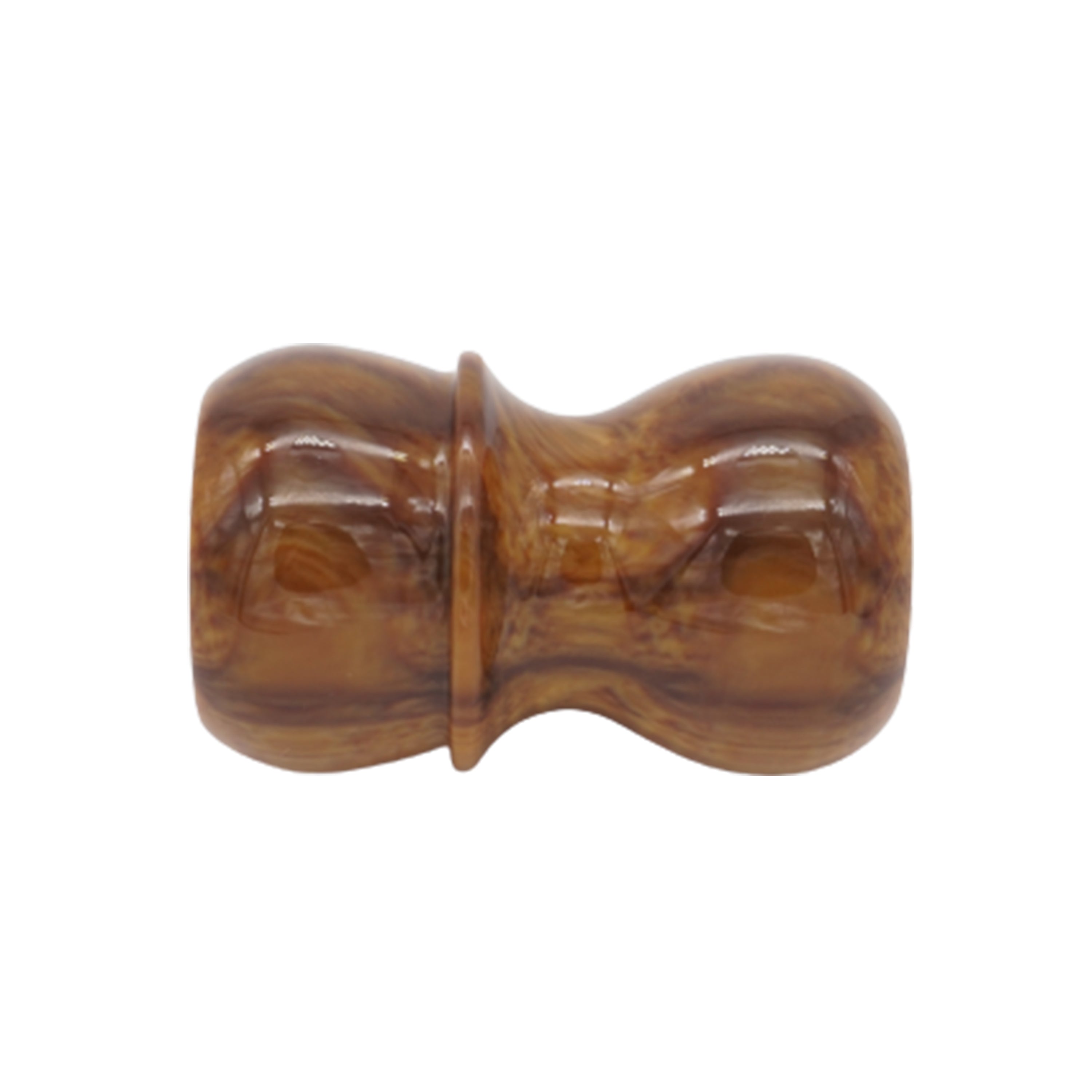 Premium Briar Wood Handcrafted Shaving Brush Handle - Fits 24mm & 26mm Knots - Perfect for Wet Shaving & Traditional Grooming Rituals