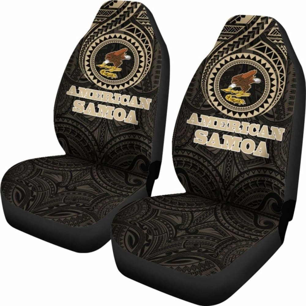 Premium American Samoa Car Seat Covers - Set of 2, Universal Fit for Cars, Trucks & SUVs - Durable & Stylish Auto Accessories for Comfort & Protection - Perfect for Road Trips, Daily Commutes & Family Travel