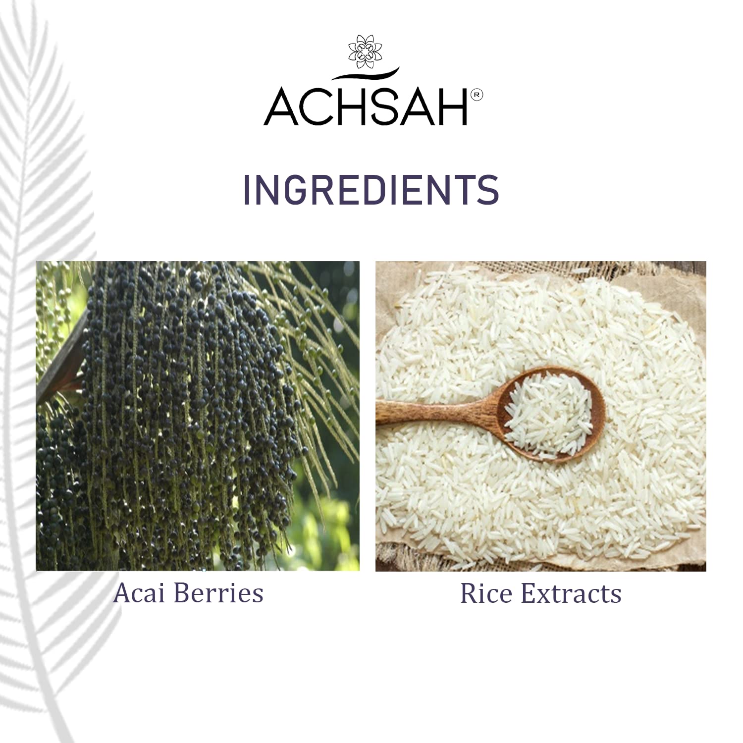 ACHSAH Glow Face Wash with Vitamin C & Acai Berries - Reduces Hyperpigmentation & Acne, Fights Sun Damage & Antioxidants for All Skin Types (60g) | Daily Brightening Cleanser for Clear, Radiant Skin