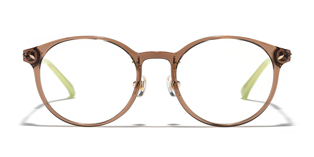 JINS x Disney Frozen Anna 048 Eyeglasses - Kids' Blue Light Blocking Glasses for Screen Time & Reading - Perfect for School, Gaming, and Movie Nights