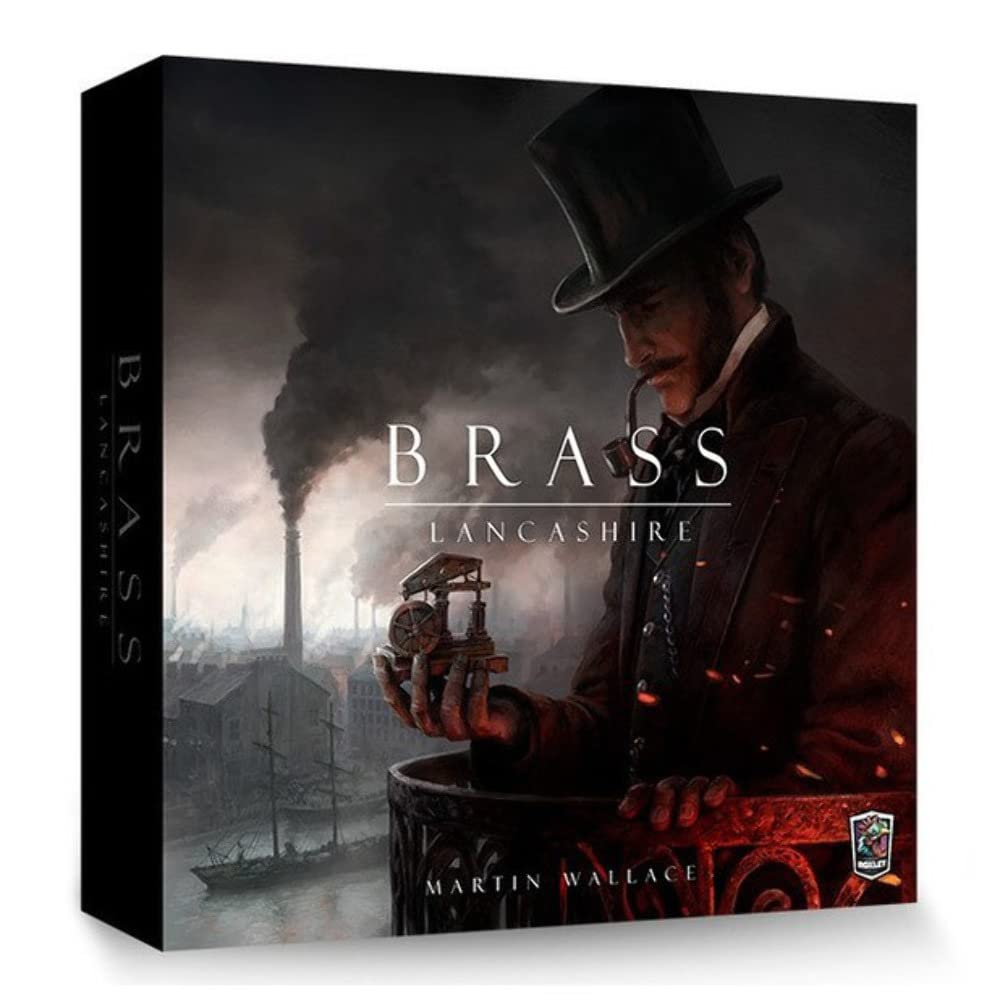 Roxley Games ROX401 Brass Lancashire Board Game - Strategy Economic Game for Adults & Teens - Perfect for Family Game Nights & Group Gatherings
