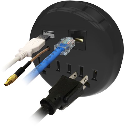 **Liberty Safe Power Outlet Kit with USB & Ethernet - Interior Safe Accessories for Dehumidifiers, Lights & Electronics - Perfect for Home & Office Security**