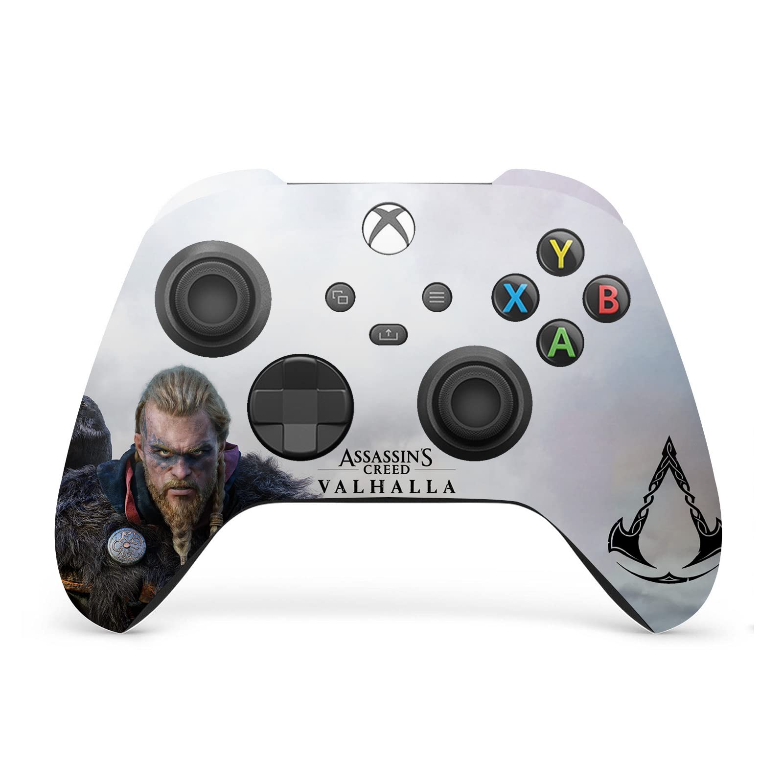 Officially Licensed Assassin's Creed Valhalla Eivor Matte Vinyl Sticker Skin Decal for Xbox Series X Console & Controller - Gaming Accessories for Xbox Fans & Collectors - Perfect for Customizing Your Gaming Setup