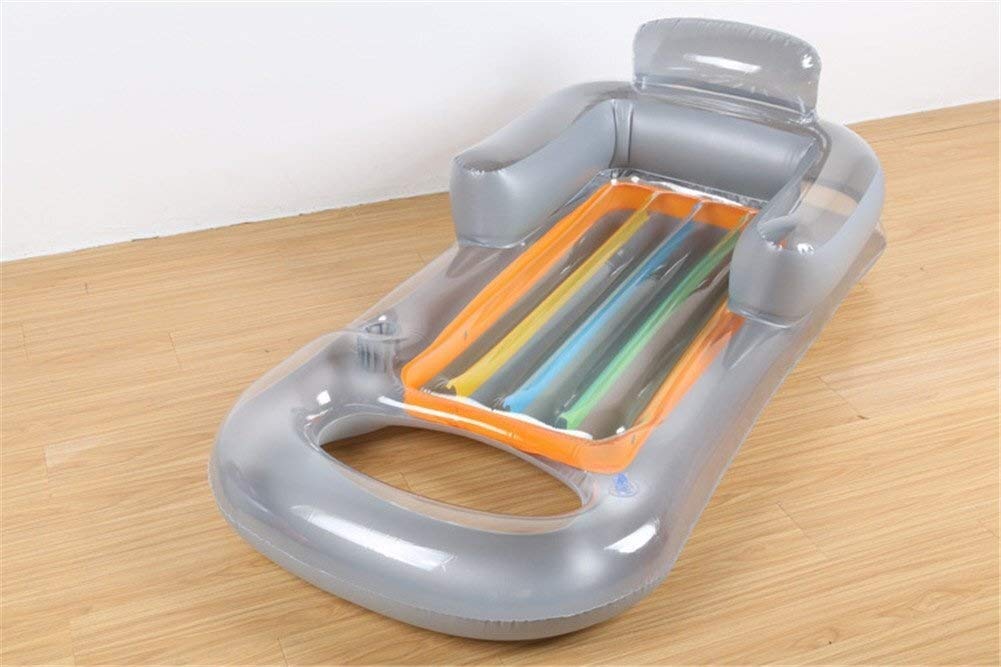 Inflatable Pool Float Lounge Chair with Armrest - Comfortable Water Sofa for Swimming, Relaxing & Sunbathing - Perfect for Beach, Pool Parties & Summer Vacations