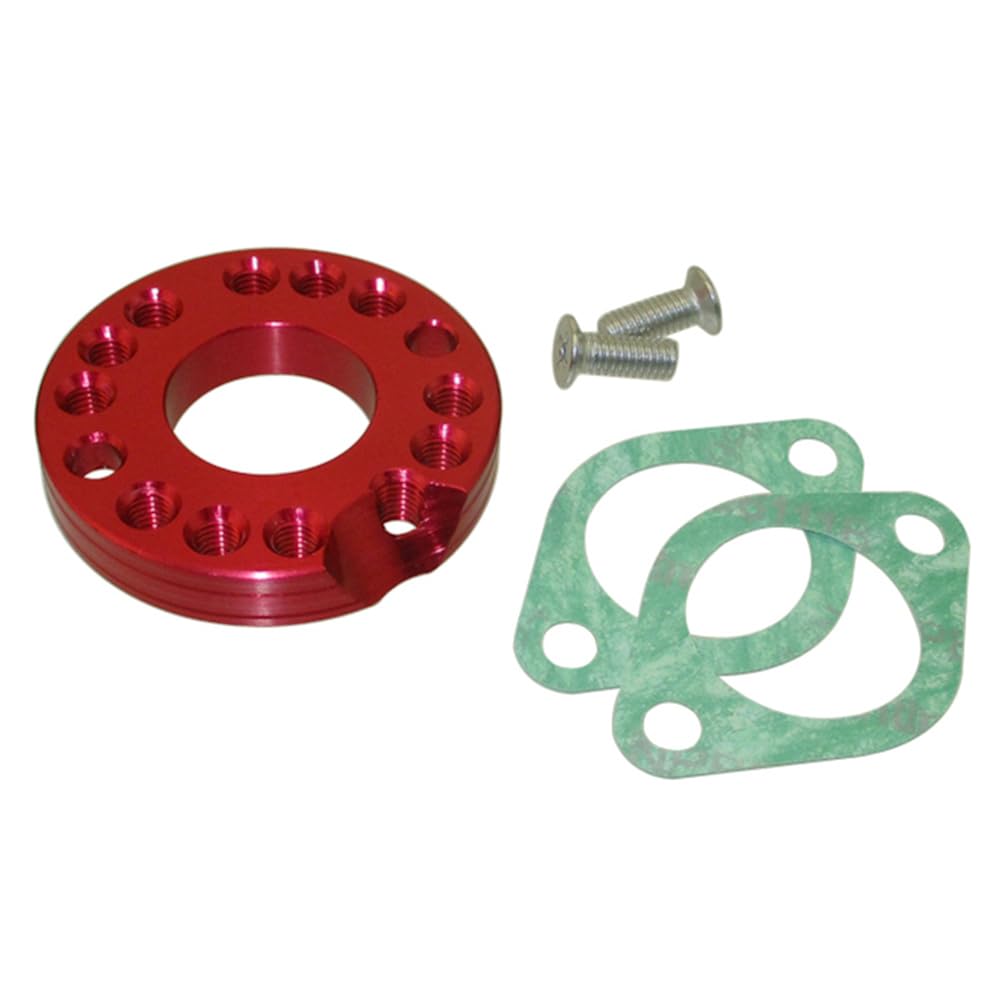 26mm Carburetor Manifold Spinner Plate Adapter with Gaskets - Compatible with Monkey Bike, Dax, Dirt Bike & ATV Quad - High-Performance Engine Upgrade for Off-Road & Trail Riding