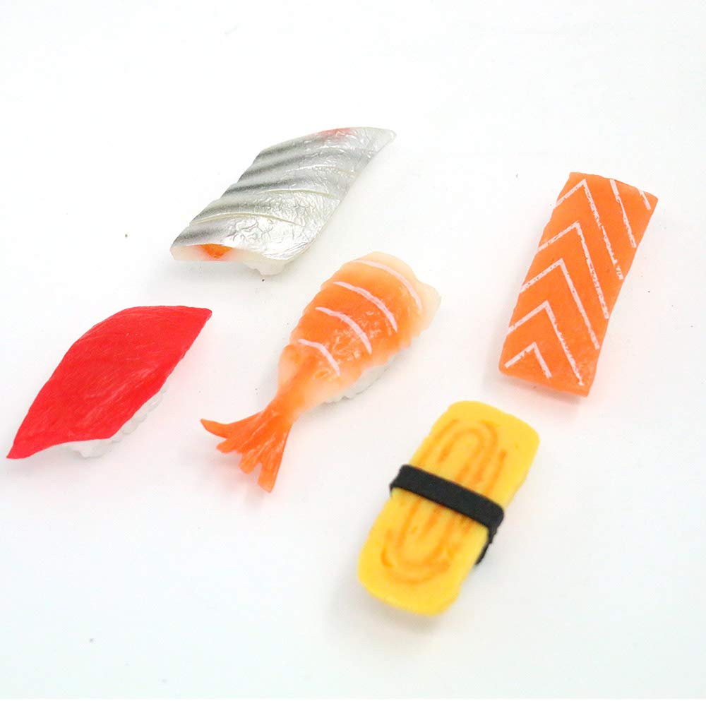 Realistic Artificial Sushi Fake Food Model - Lifelike Nigiri Onigiri Sashimi Simulation for Decoration, Display Props, Dessert Display - Perfect for Restaurant Displays, Home Decor, and Photography Props