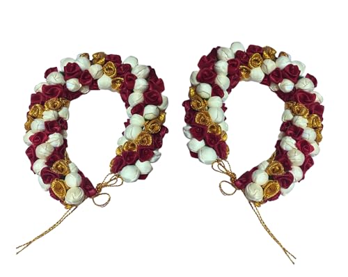 White Maroon Gold Mix