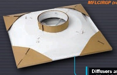 Drop Ceiling HVAC Supply Grille - 24