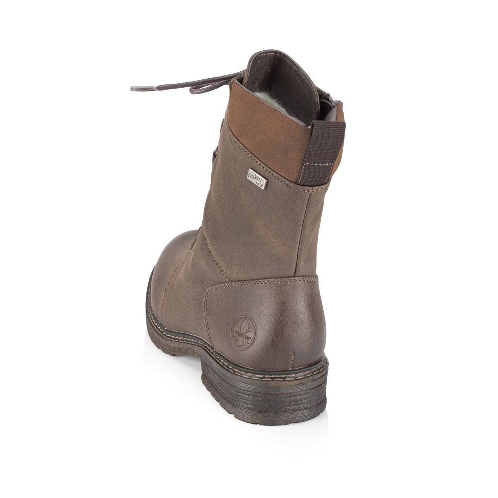 Rieker 94720 Brown Women's Comfortable Casual Shoes for Walking, Work & Everyday Wear