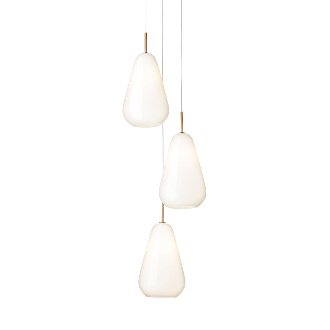 Anoli 3-Light Crystal Chandelier - Elegant Modern Ceiling Light Fixture for Dining Room, Bedroom, or Living Room Decor