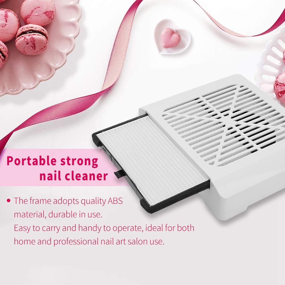 36W Professional Nail Dust Collector - Salon Vacuum Cleaner for Gel Manicure & Pedicure | Portable Nail Art Dust Suction Machine | Perfect for Nail Salons & Home Use (#1)