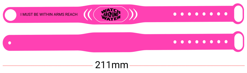 Waterproof RFID Wristband for Events & Swimming - Secure Contactless Payment & Access Control for Pools, Beaches & Water Parks