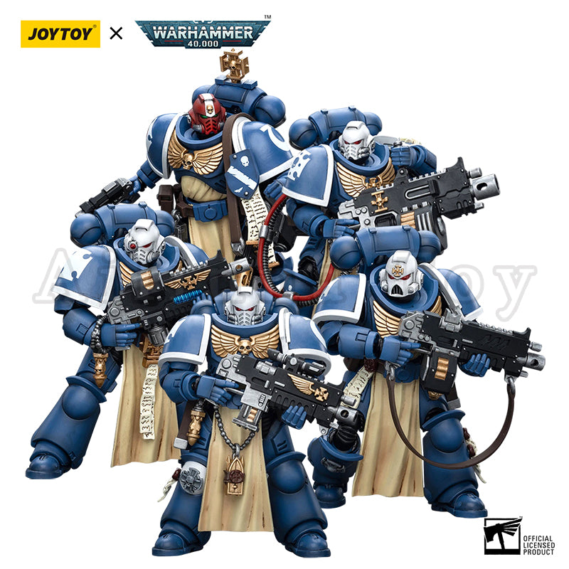 1/18 JOYTOY Warhammer 40K Ultramarines Sternguard Veteran Action Figure - Collectible Miniature for Tabletop Gaming & Display