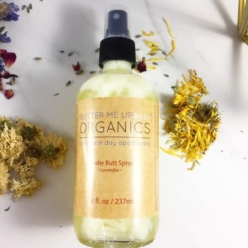 Organic Baby Diaper Rash Spray - Travel Size for On-the-Go Parents | Natural & Gentle Skin Care | Perfect for Diaper Changes, Travel & Emergency Care | Butter Me Up Organics
