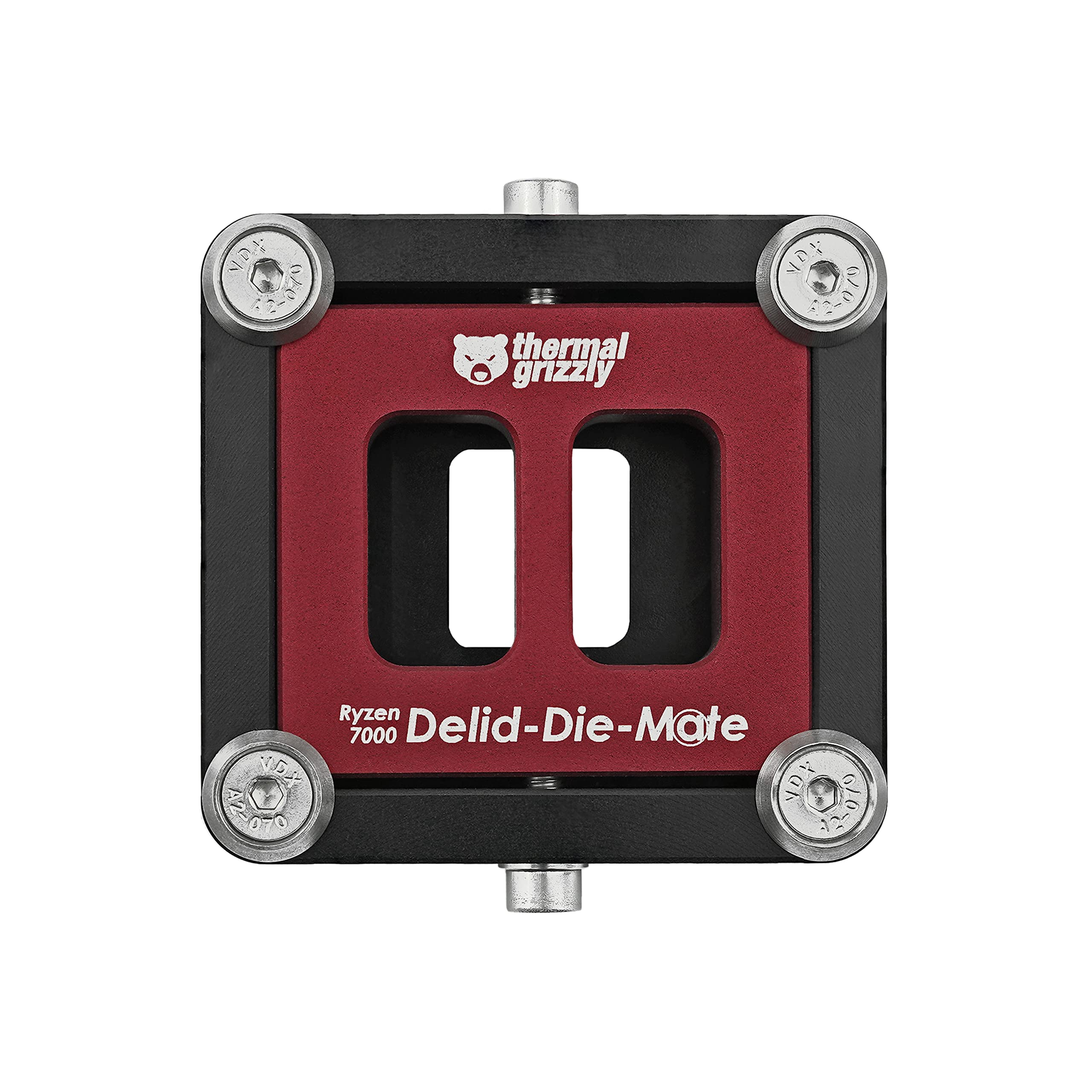 Thermal Grizzly Delid-Die-Mate AMD Ryzen 7000 CPU Delid Tool - Processor Heatspreader Remover for Better Cooling Performance - Developed by der8auer - Perfect for PC Builders & Overclocking Enthusiasts