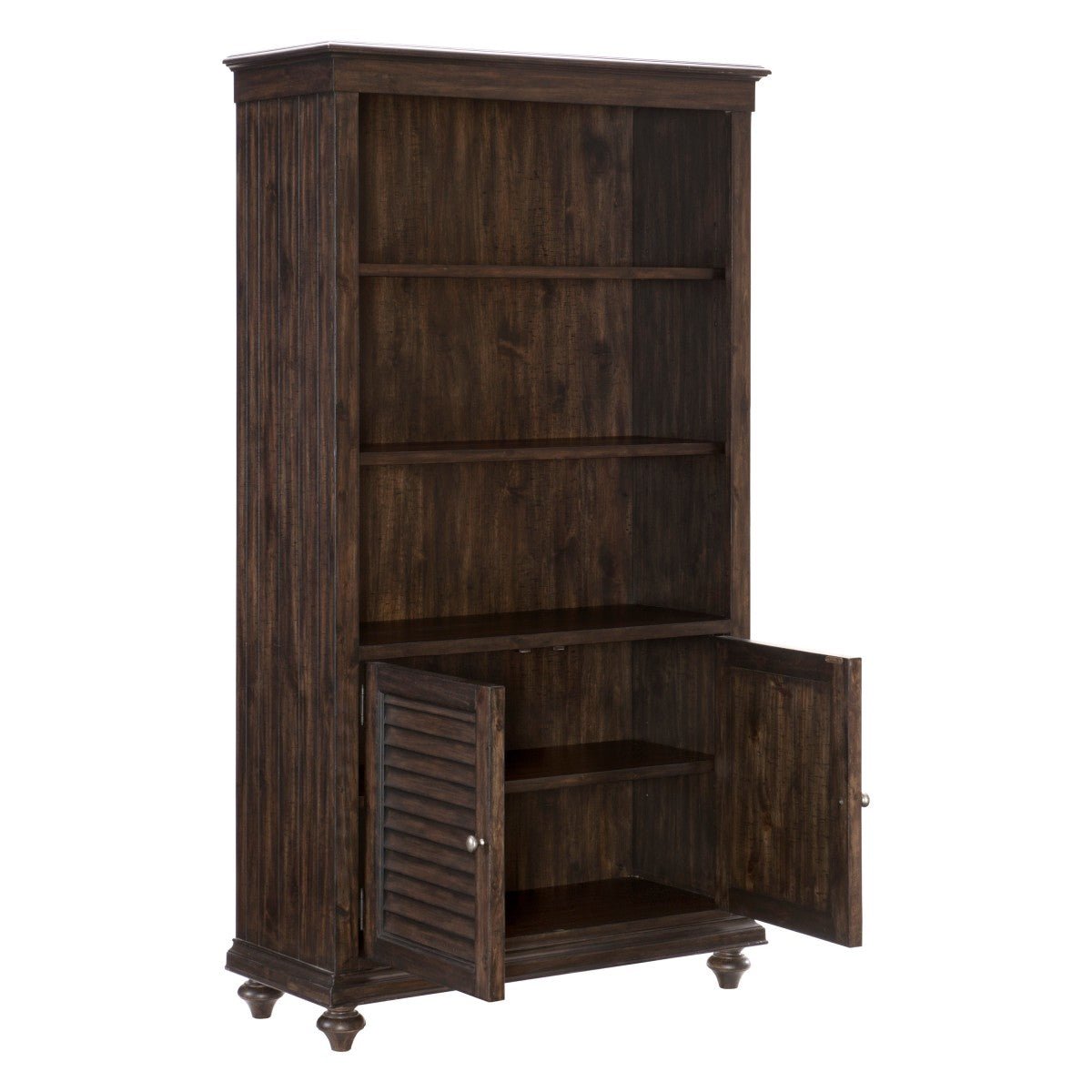 Cardano Collection Bookcase - Stylish Wooden Bookshelf for Home & Office Organization | Perfect for Living Room, Bedroom, or Study Room Decor