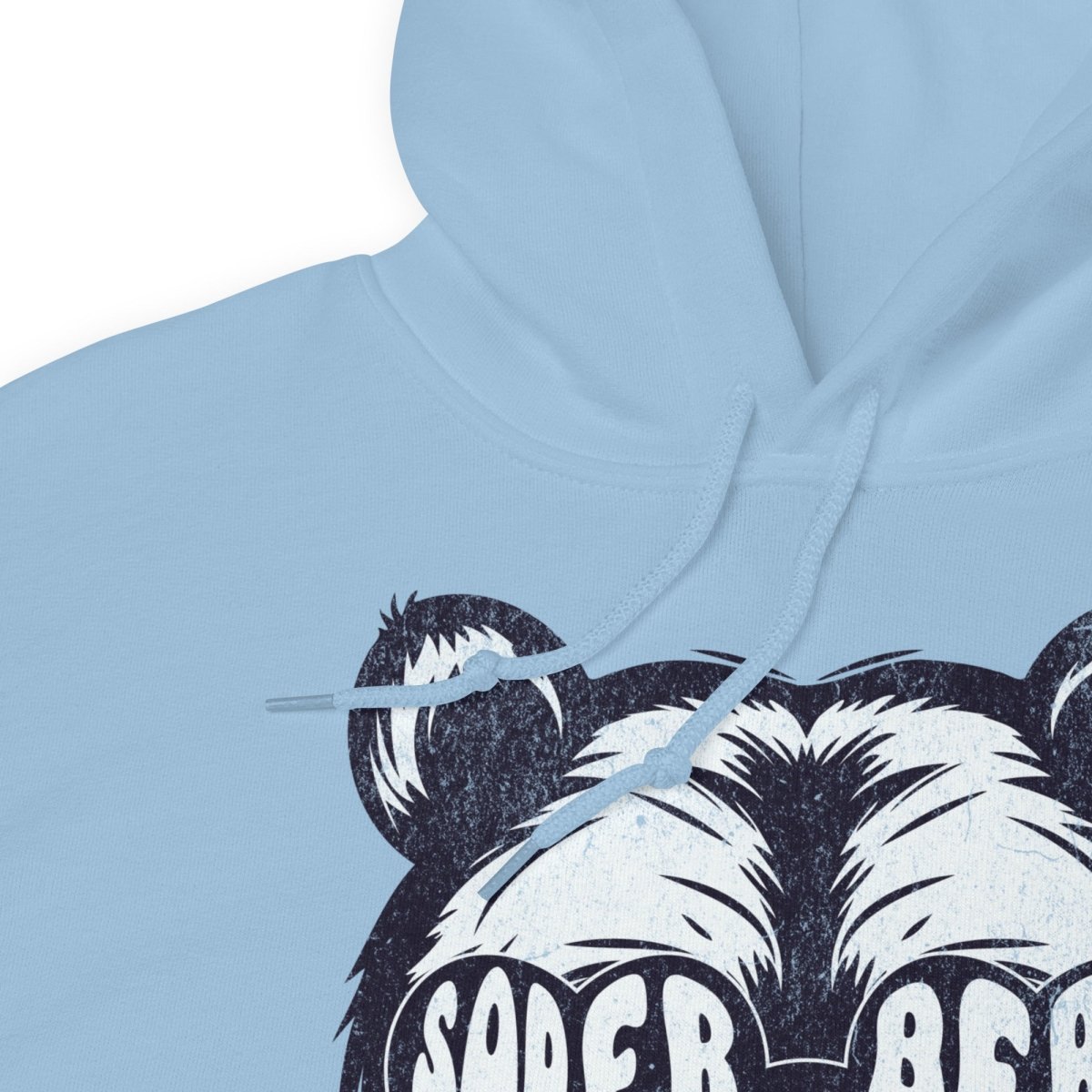 Sober Bear Unisex Hoodie - Cozy & Stylish Pullover for Men & Women - Perfect for Casual Wear, Gym, and Outdoor Activities
