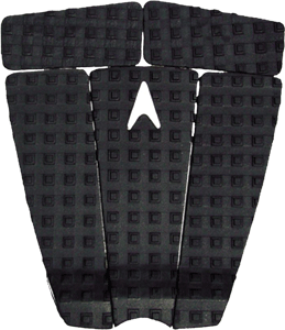 Astrodeck 151 Gavin Beschen Flat Traction Black Surfboard Deck Grip - Non-Slip Traction Pad for Surfing, Skateboarding & Water Sports