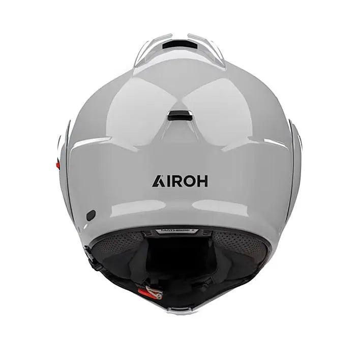 Airoh Mathisse 2 Color Gloss Cement Grey Motorcycle Helmet - Lightweight DOT Certified Full Face Helmet for Men & Women - Perfect for Street Riding, Racing, and Commuting