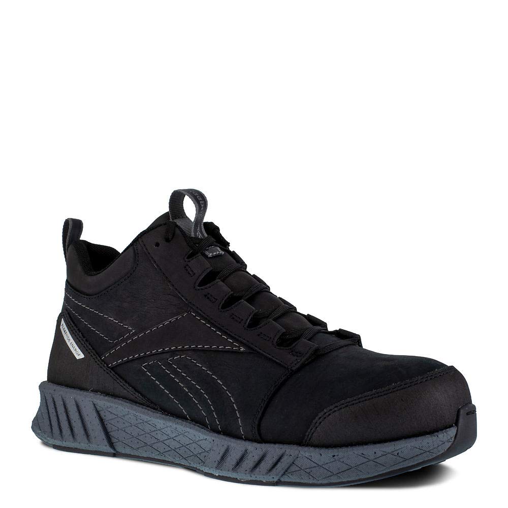 Reebok Men's Fusion Formidable Safety Toe Work Boots - ASTM F2413-11 Certified, Steel Toe, Mid Cut Industrial & Construction Shoes for Electricians, Warehouse & Outdoor Work