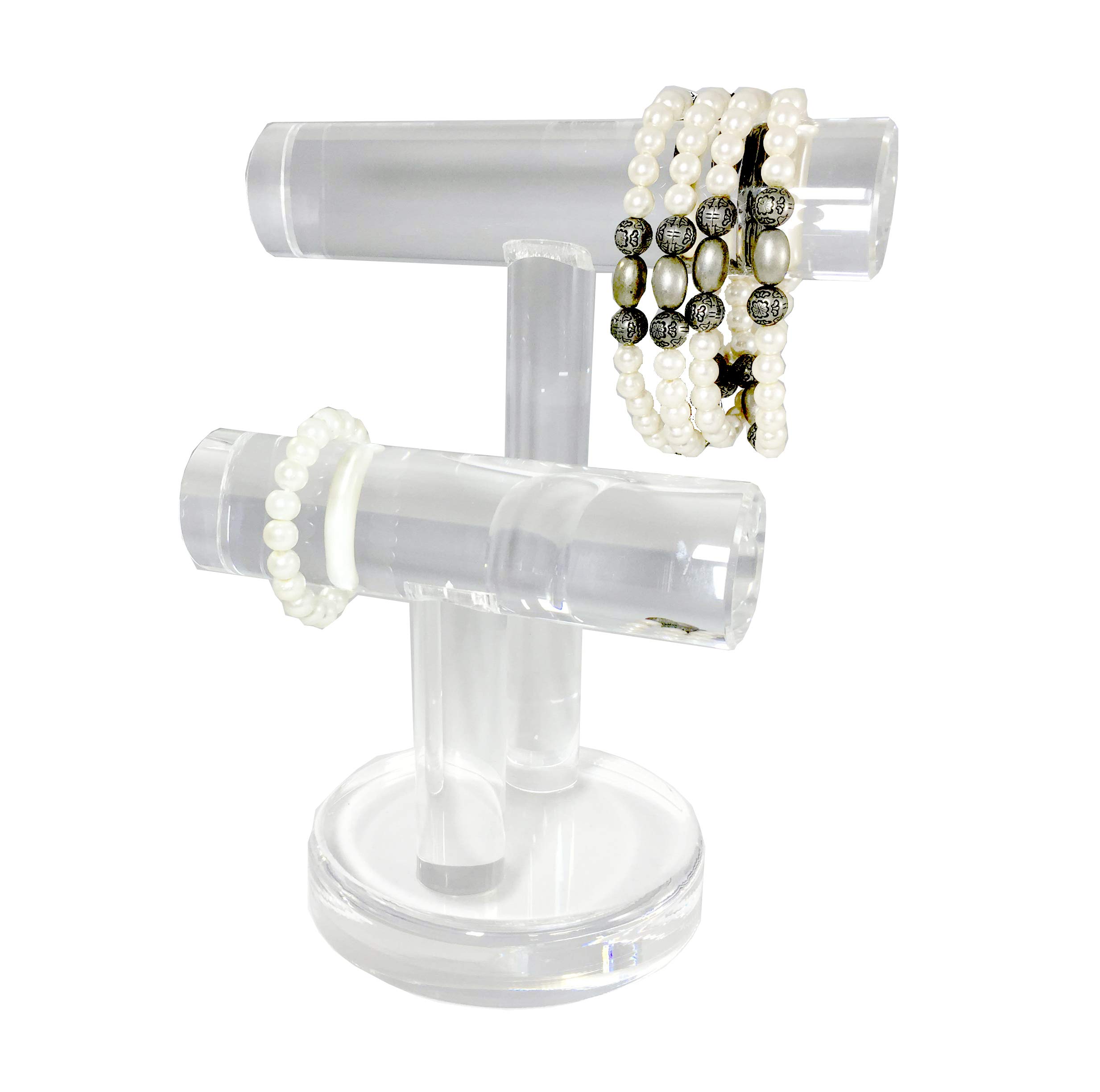 FixtureDisplays® Clear Acrylic Plexiglass Watch Bracelet Jewelry Display Stand - 11620-16 - Perfect for Retail Stores, Boutiques & Home Organization