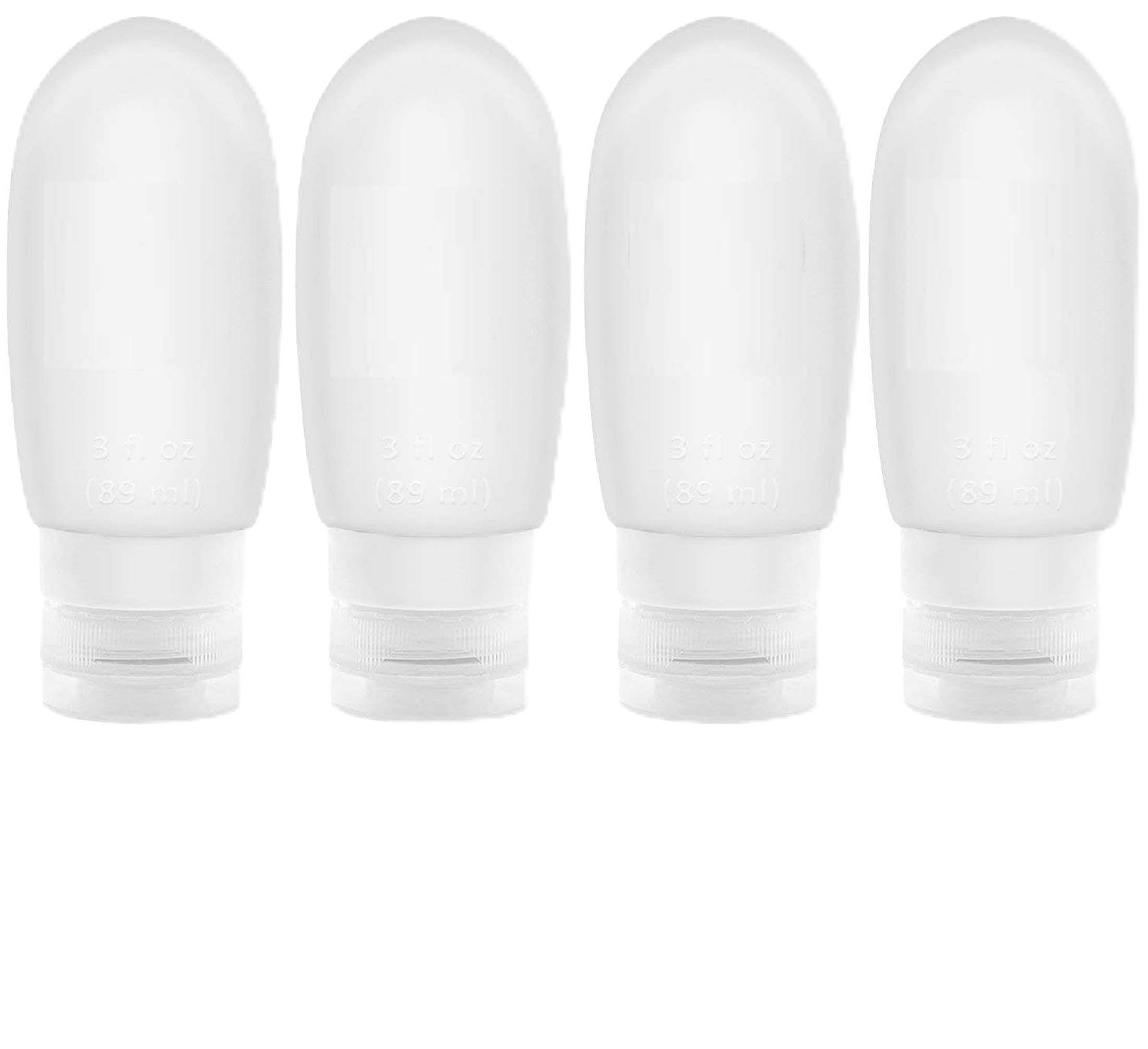 Refillable Travel Cosmetic Containers - Transparent Silicone Squeeze Tubes for Toiletries, DIY Crafts & Shampoo (Pack of 1) | Perfect for Travel Kits, Makeup Storage & Portable Beauty Essentials