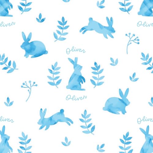 Watercolor Rabbit - Light Blue