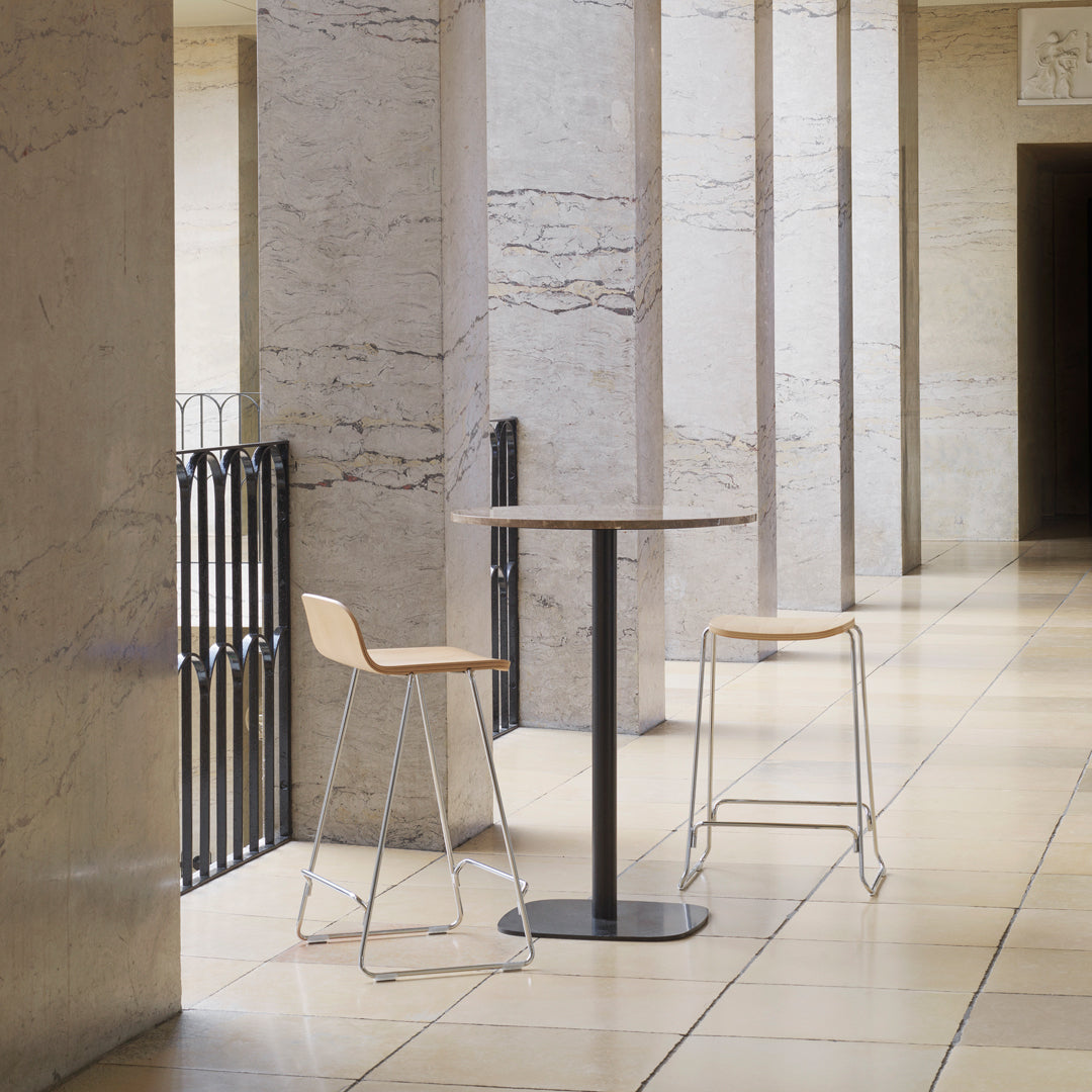 Modern Kitchen Counter Stools - Adjustable Height Bar Stools with Back Support for Home, Cafe & Restaurant Use