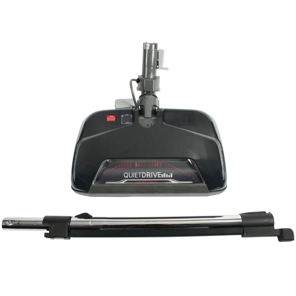 Cen-Tec Systems 94764 CT25 Central Vacuum Electric Nozzle with Integrated Wand - Black | Powerful Cleaning for Carpets & Hard Floors | Perfect for Home & Office Use