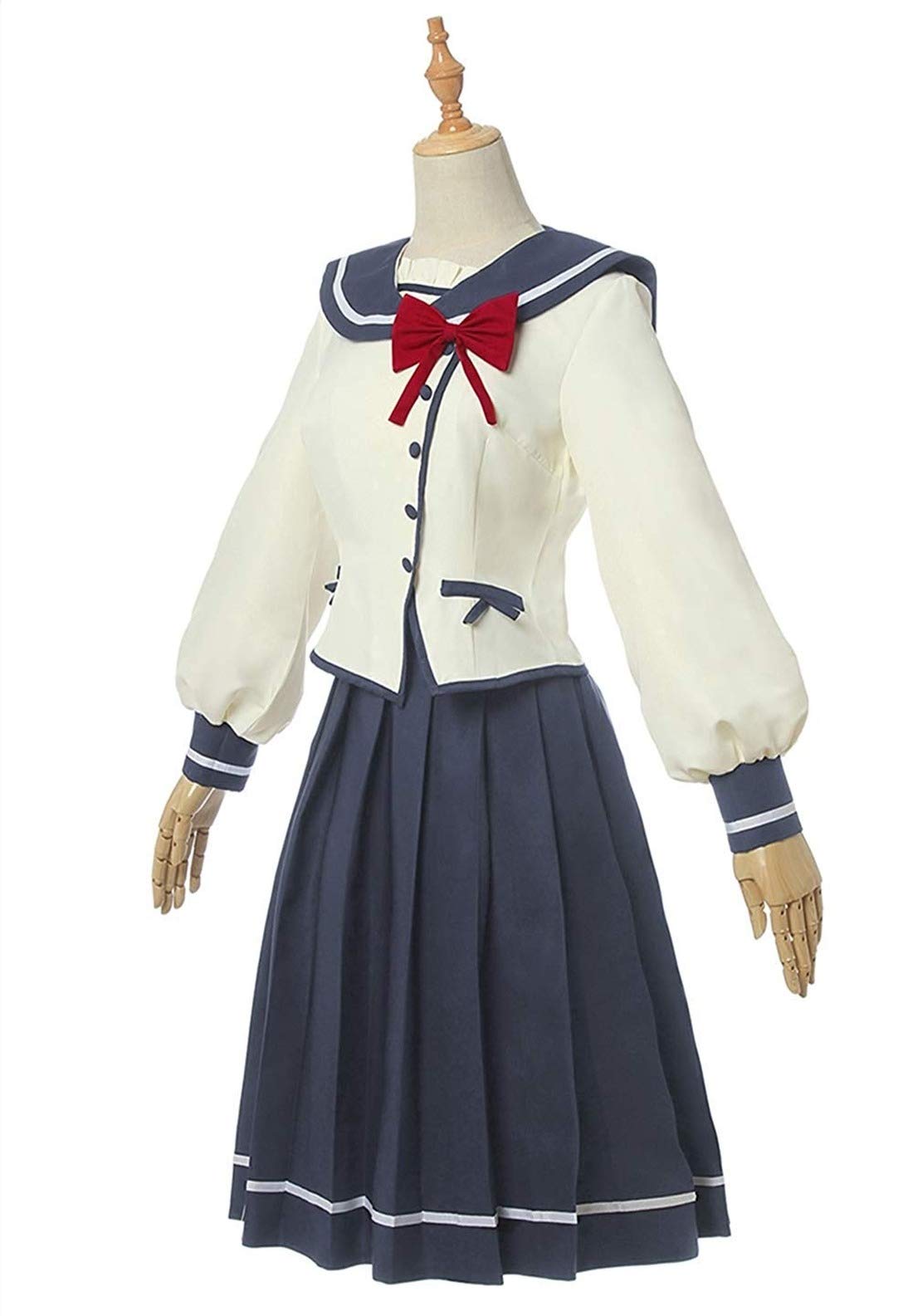 Anime ORESUKI Sanshokuin Sumireko Pansy Cosplay Costume - School Uniform Outfit Full Set for Halloween, Conventions & Anime Events