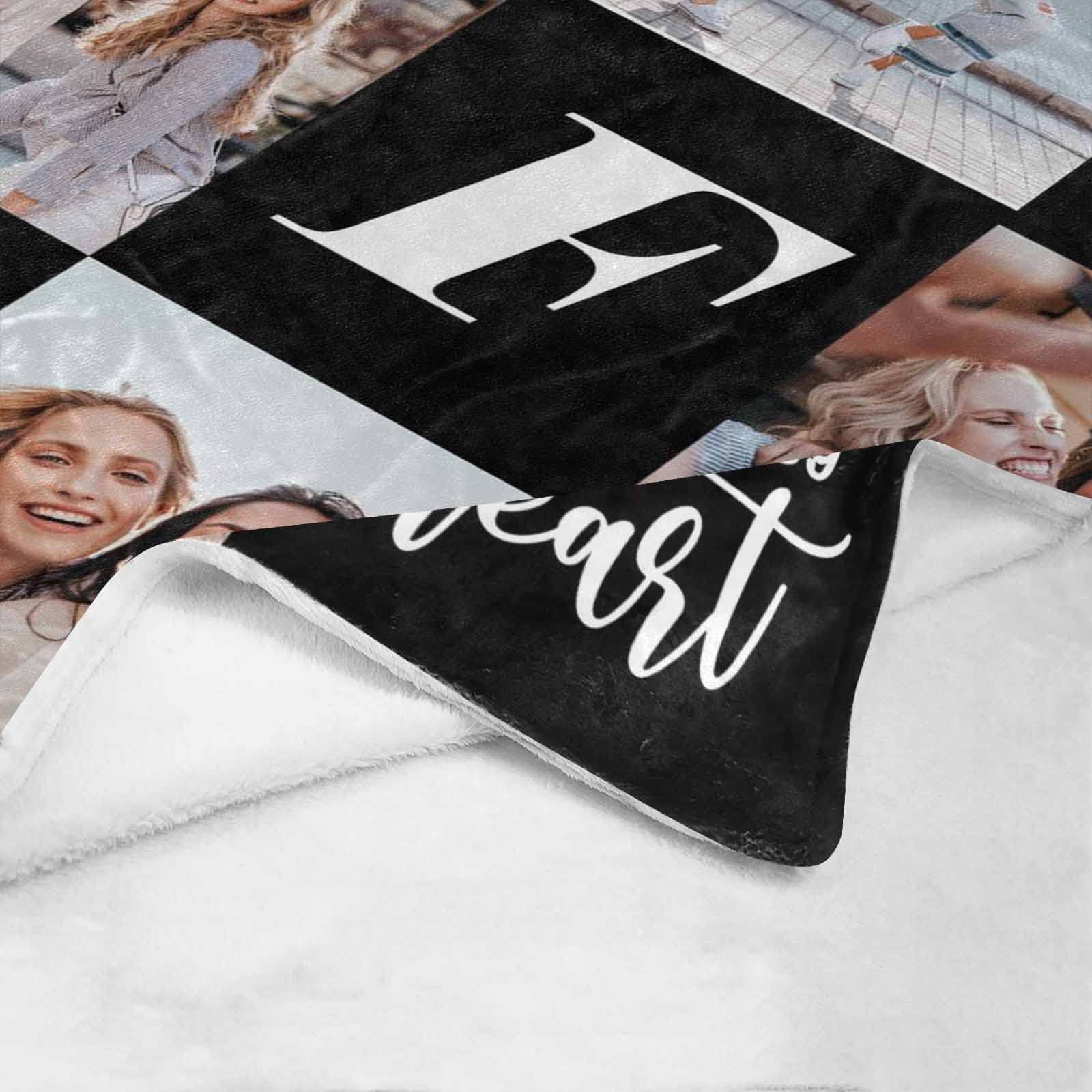 Personalized Besties Blanket Gift - Soft Throw for Women, BFF Best Friend Teen Girls Friendship Present - Perfect for Cozy Nights, Movie Marathons, and Sleepovers