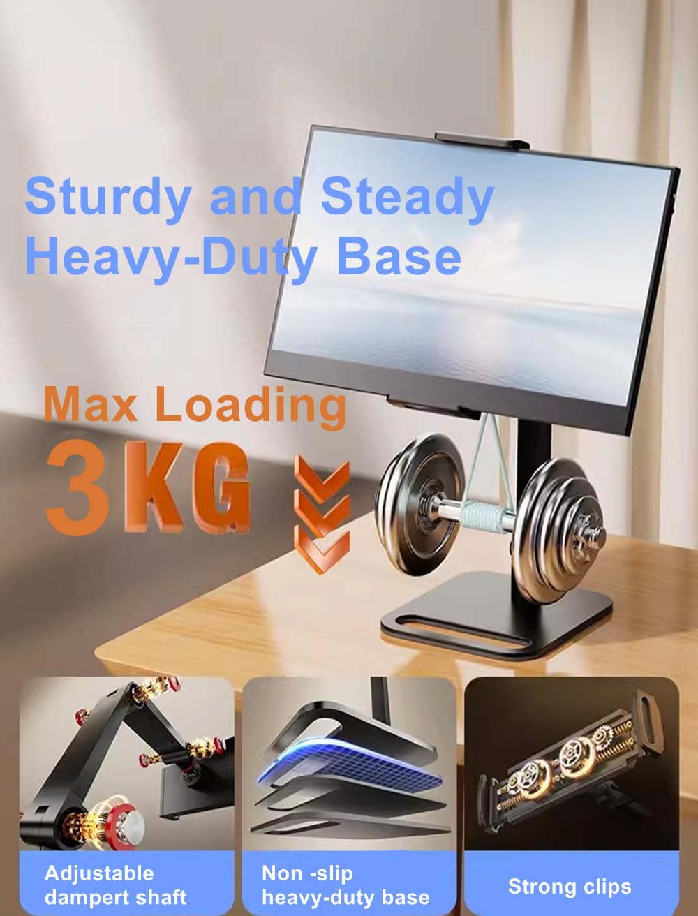 Portable Monitor Stand for 12-17.3