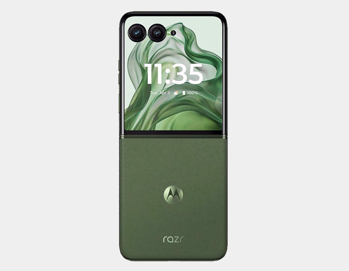 Motorola Razr 50 Ultra Unlocked Smartphone - 512GB ROM, 12GB RAM, Single SIM + eSIM, GSM Compatible, Stylish Green | Perfect for Business Professionals & Travelers